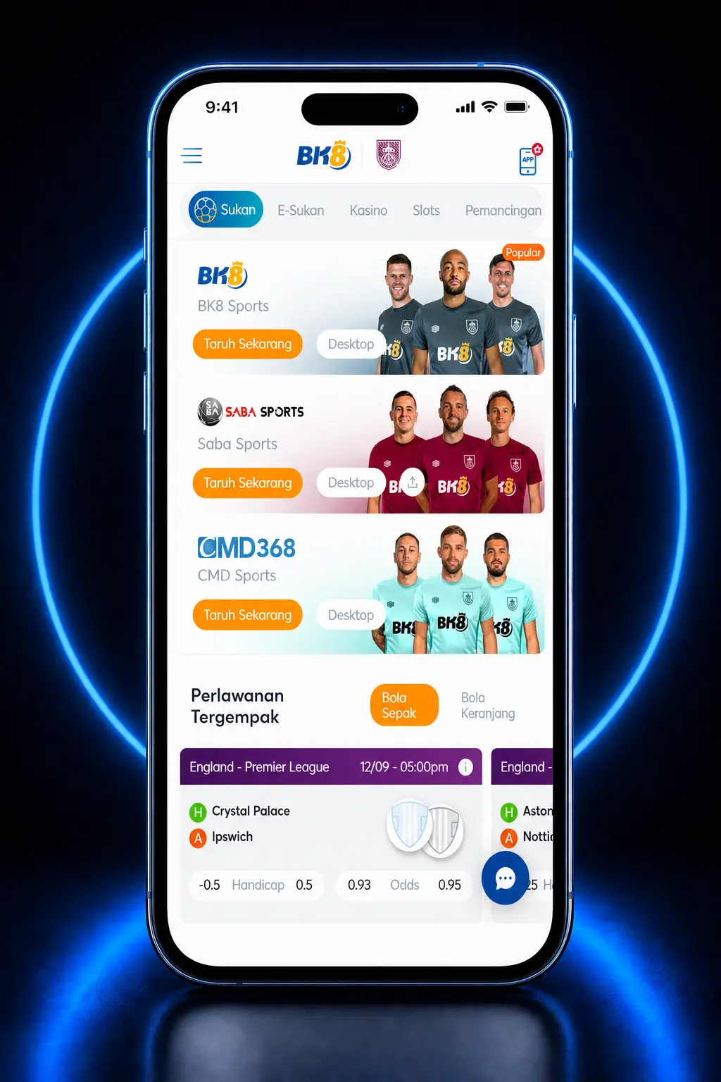 Step-by-step guide to registering, depositing, and placing a football bet on the BK8 Malaysia betting website
