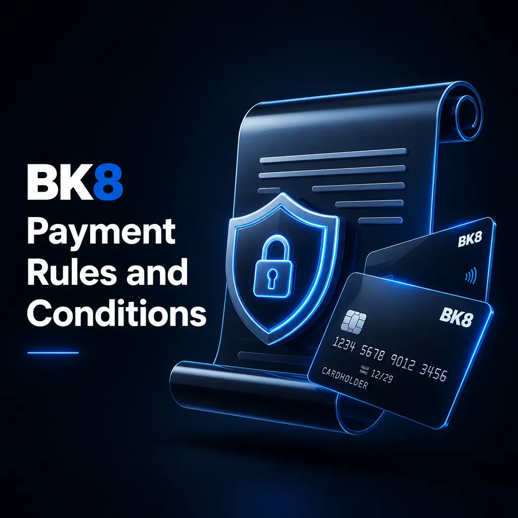 BK8 Malaysia payment rules covering deposits, withdrawals, KYC verification, wagering requirements, and bonus eligibility conditions.