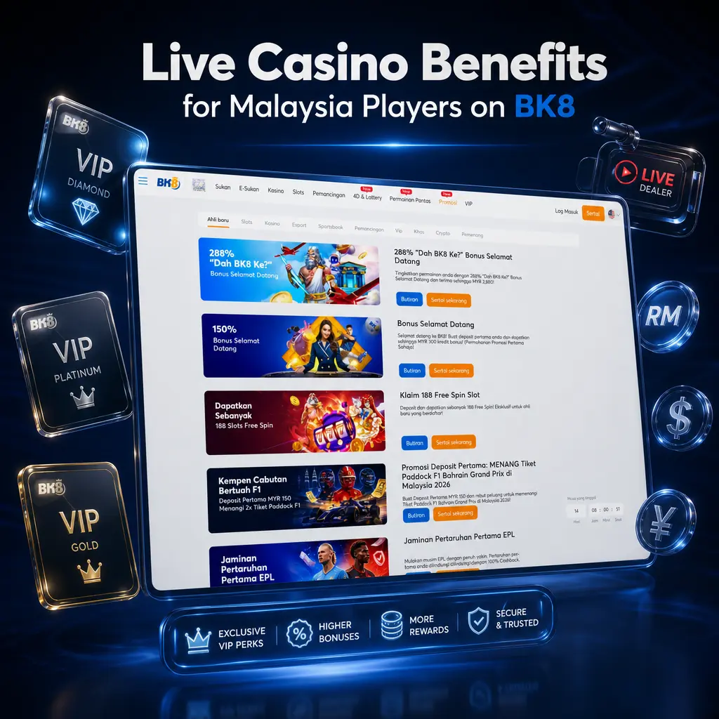 BK8 live casino table with MYR limits, English and Bahasa Malaysia dealers, and DuitNow payment options for Malaysia players